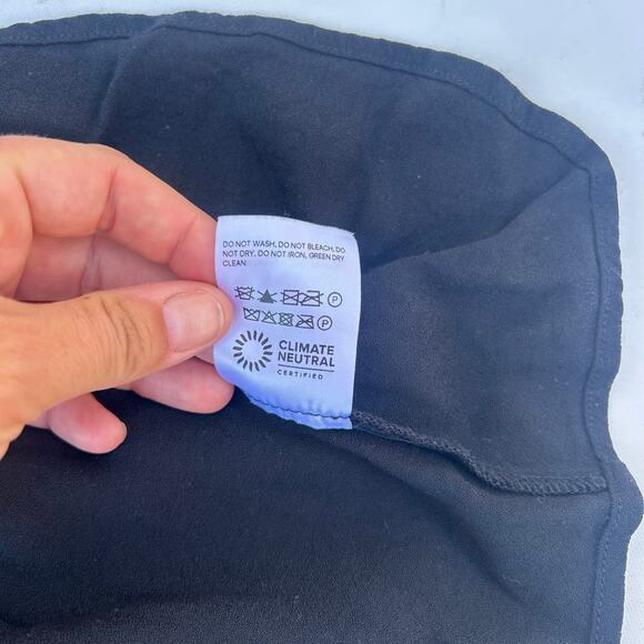 Reformation Flounce Mini Skirt High Waisted Short Black y2k Size 2 - Picture 8 of 8